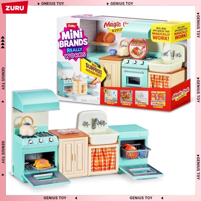 Kitchen Appliances Oven - Zuru Mini Markalar Sihirli Aşçı Mutfak