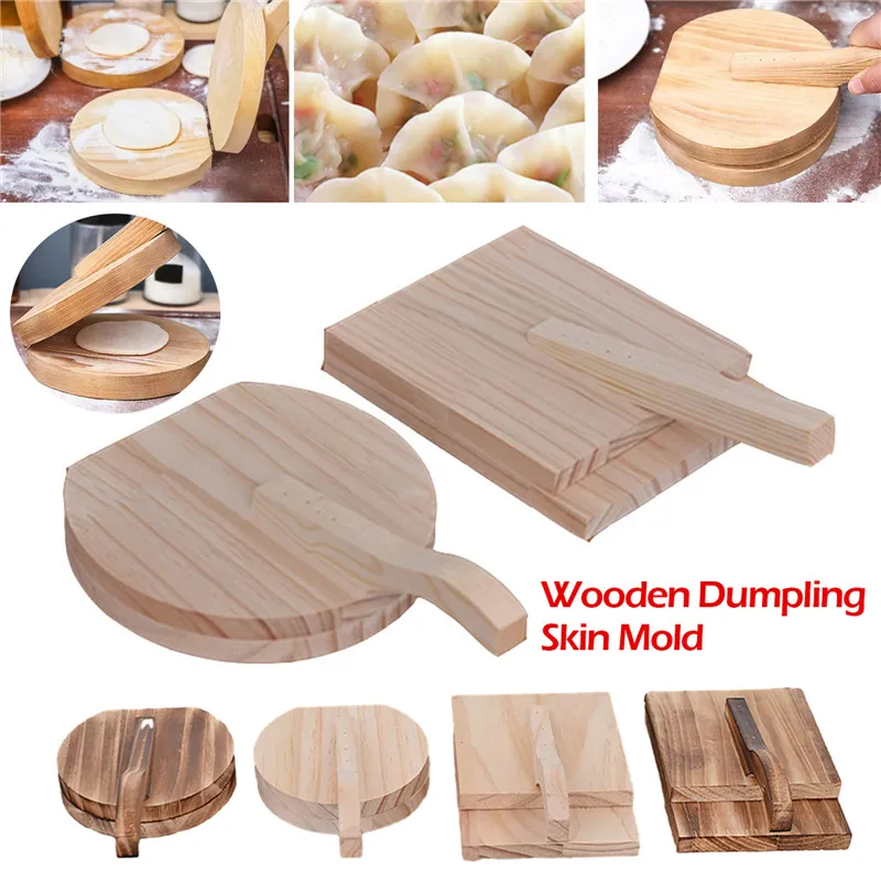 Tortilla Press Cast - 1 adet ahşap manuel hamur baskı