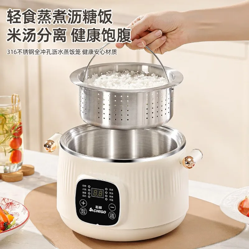 Hot Pot Electric - 316 Paslanmaz Çelik Elektrikli Tencere, 3