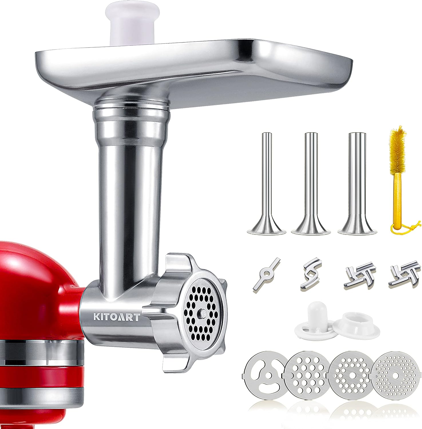 Paslanmaz Çelik Et Kıyma Makin - Meat Grinder Attachment incelemesi ve fiyatı