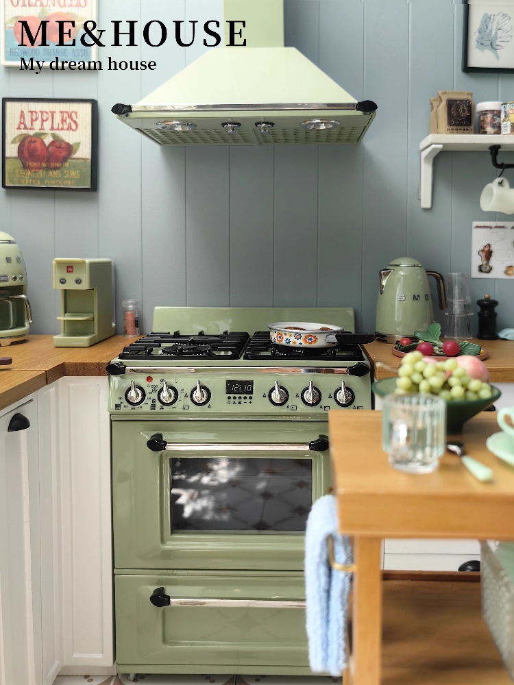 1:6 bebek evi Mini modeli mobi - Kitchen Appliances Oven incelemesi ve fiyatı