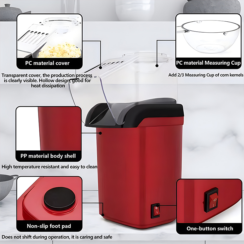 Mini Otomatik Sıcak Hava Patla - Air Popcorn Maker incelemesi ve fiyatı